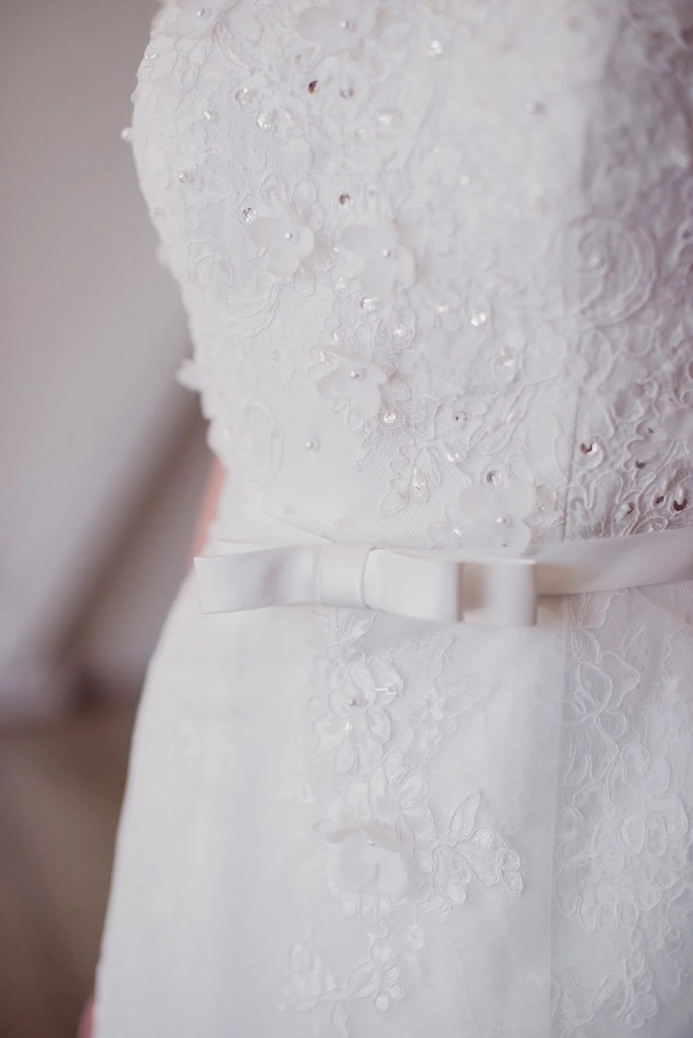 Juliet gown Lyra vega bridal wedding gown with bow waistline and delicate lace details
