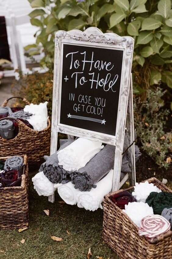 Simple Tips to Keep Your Guests Warm For Your Winter Wedding