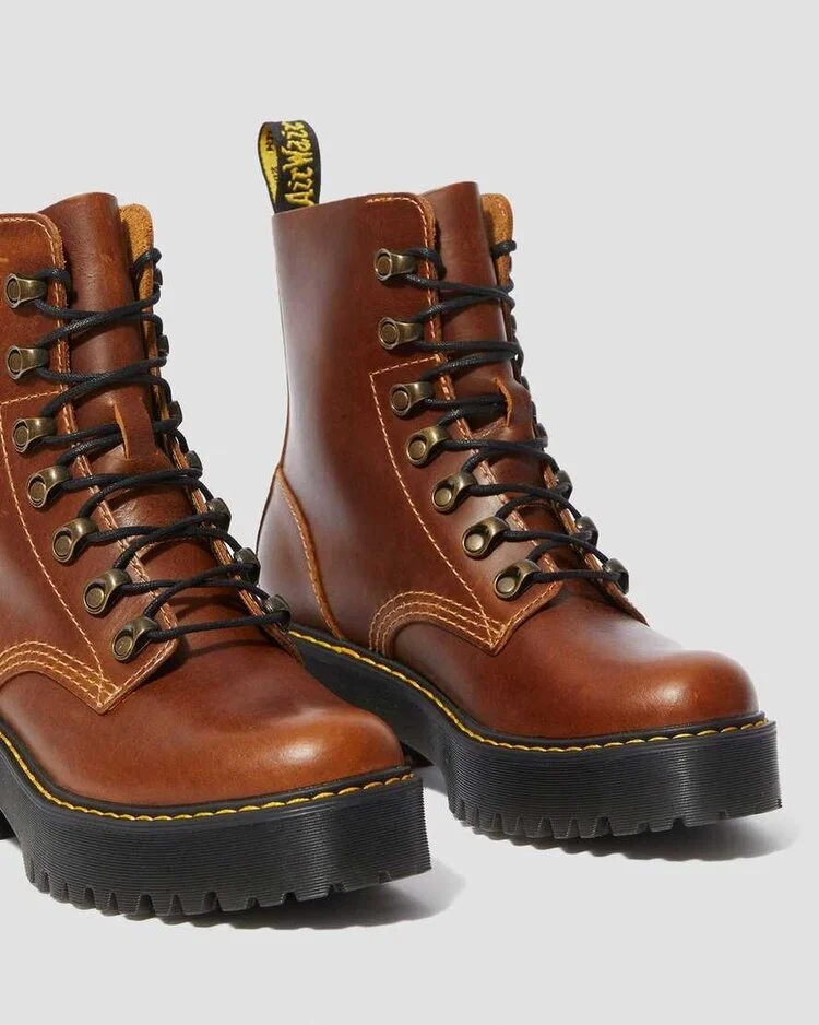 Dr. Martens Leona Platform Ankle Boots
