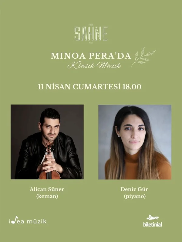 Duo recital with Deniz Gür at the Minoa Pera, Istanbul
