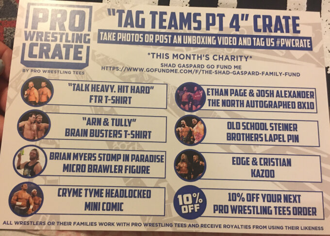 Top Sellers Pro Wrestling Crate — Sporadic2BME