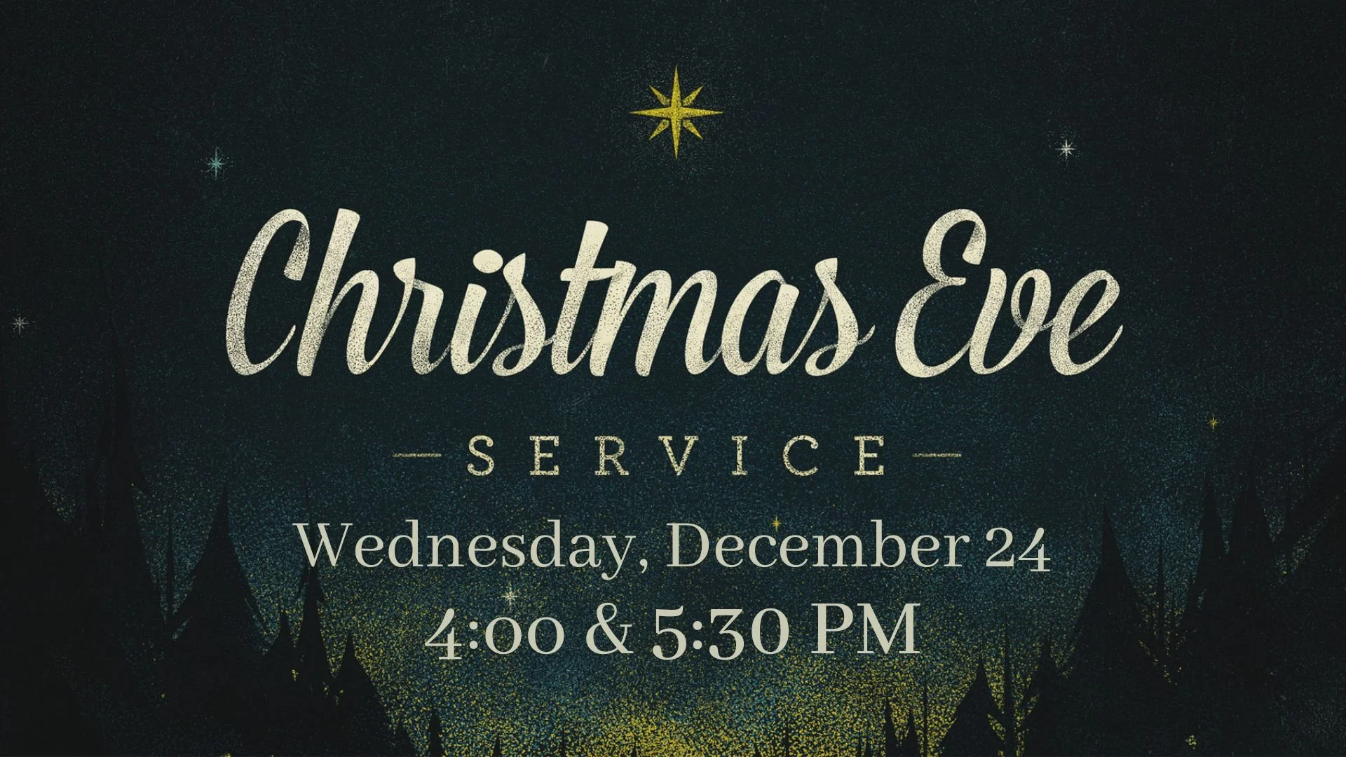 You're invited to celebrate Christmas with Next Chapter!
 Sunday, December 21 at 9:00 and 10:45 AM
 Christmas Eve at 4:00 and 5:30 PM
