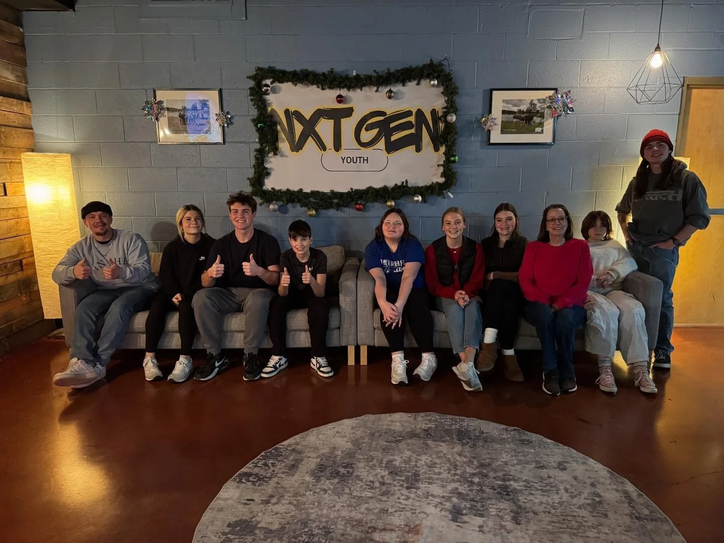 LAST NIGHT!

Last night we had our LAST NXTGEN of the year! We had so much fun watching our NXTGEN Wrapped, listening to a message led by Dante about Ending on a STONG note, and having fellowship in small groups! Join us for our next NXTGEN on Januar