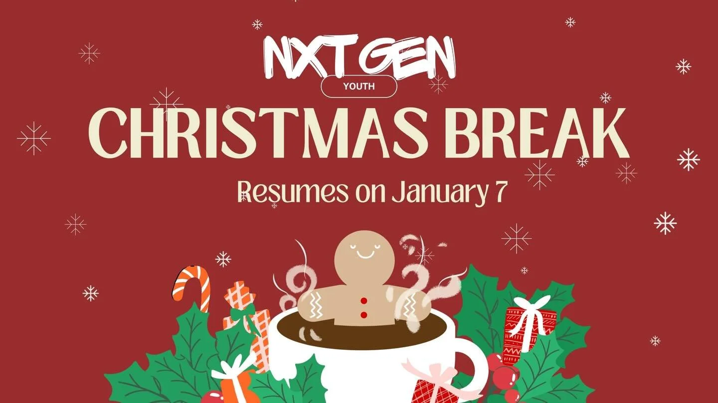 It&rsquo;s almost Christmas!! Don&rsquo;t forget, NXTGEN Christmas break!! We&rsquo;ll see you in 2026 on January 7th!!
🎄✝️✨