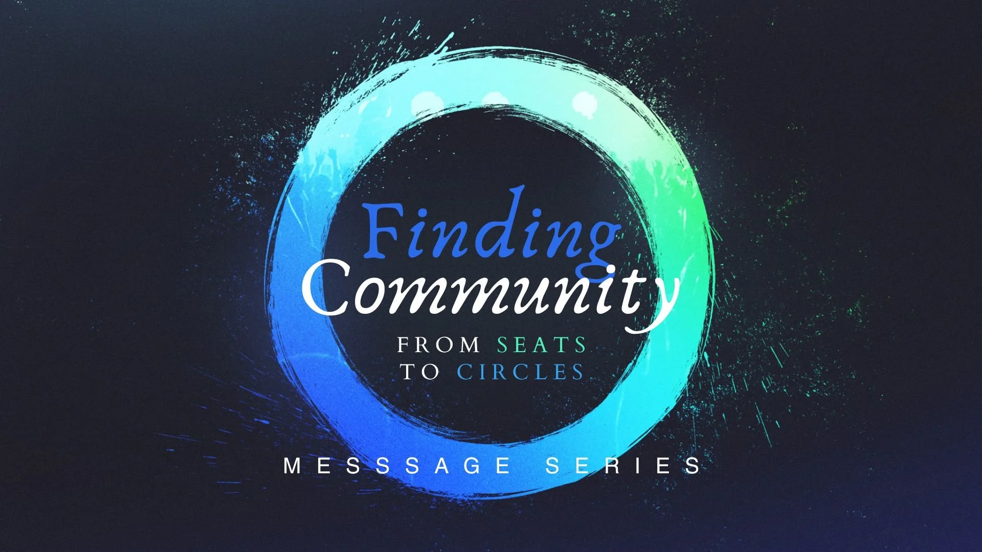 We're talking on Sunday mornings about taking that next step toward community. The "Finding Community" message series calls the church from passive observation to active participation, learning from the book of James how to live out an acti