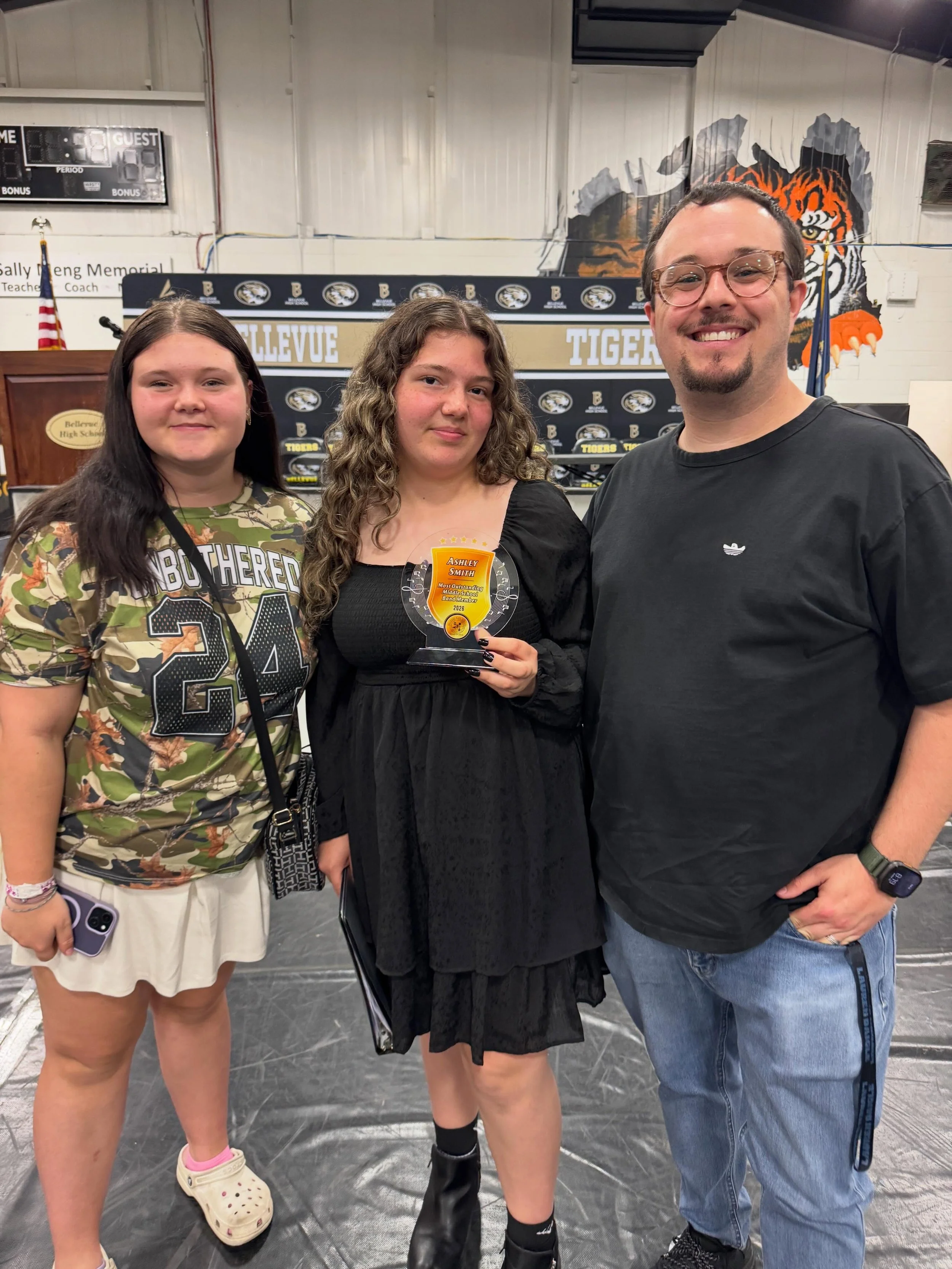 What an honor it was to show love to our NXTGEN friends at Bellevue&rsquo;s Band Concert! Congrats to Ashley on her award! Well deserved! 
 &ldquo;My children, our love should not be only words and talk. No, our love must be real. We must show our lo