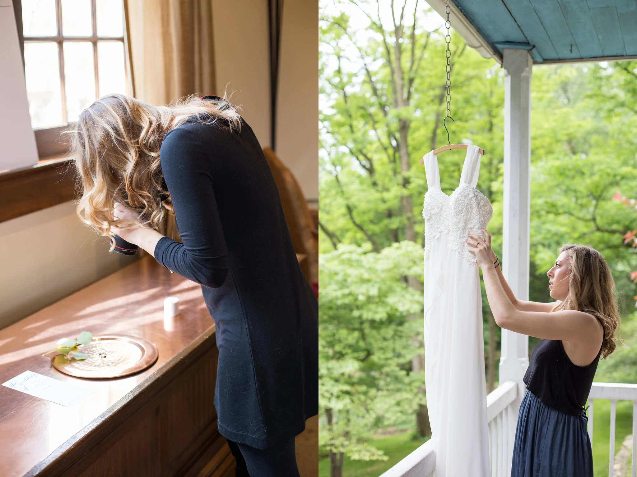 Each day starts off with some details! Don’t worry though, no dresses were harmed or made dirty in the making of these photos.