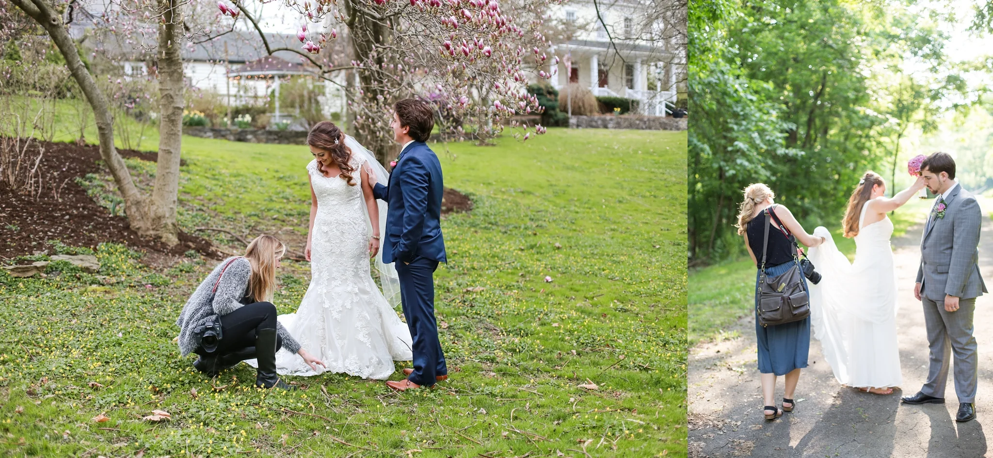 Full time dress fixer fluffer