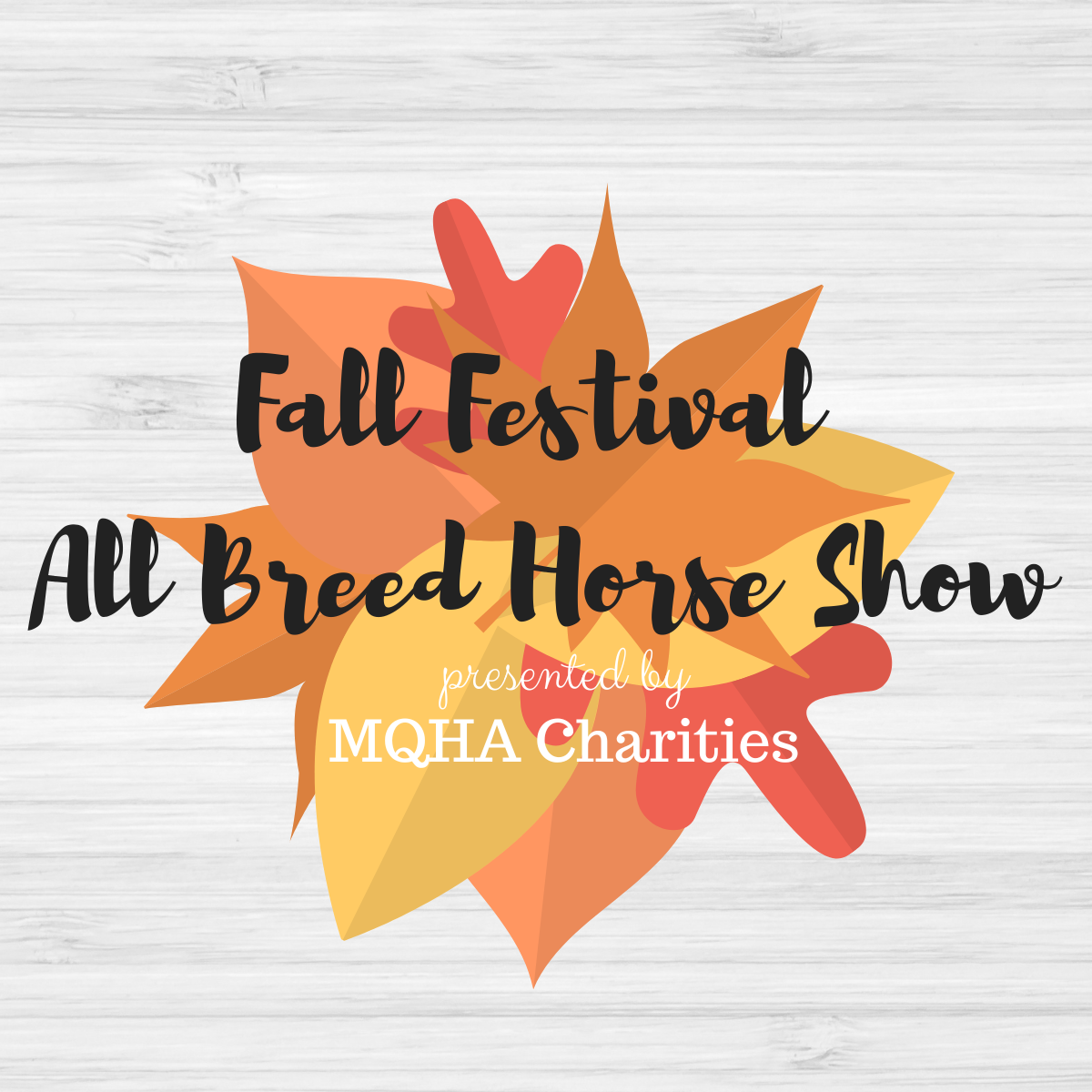 MQHA Charities Fall Festival All Breed Show