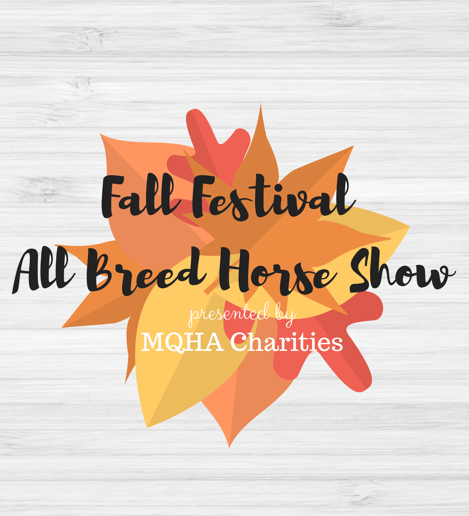 MQHA Charities - Fall Festival All Breed Show
