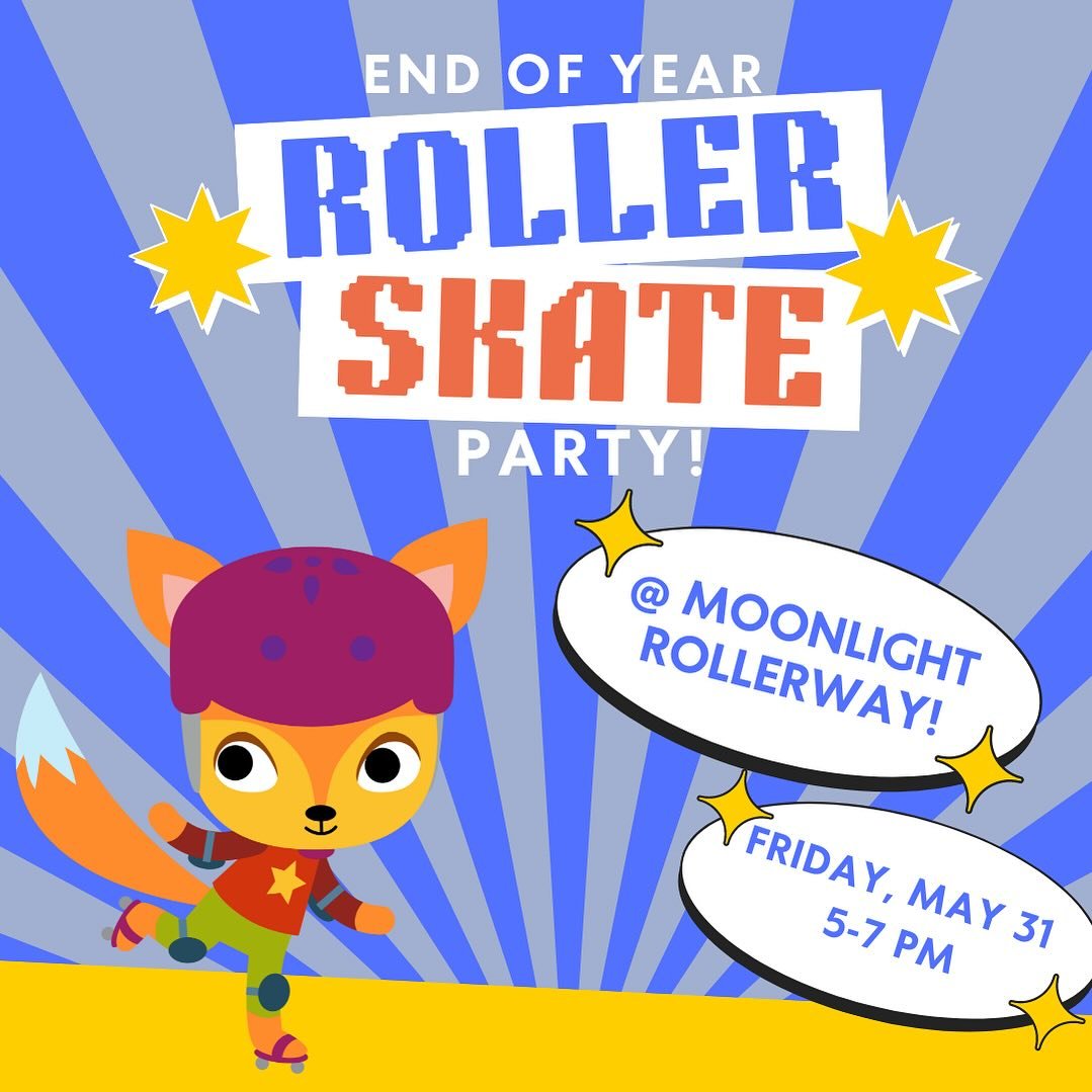 Save the date to skate the night (ok, early evening) away! May 31st! 🛼🛼
