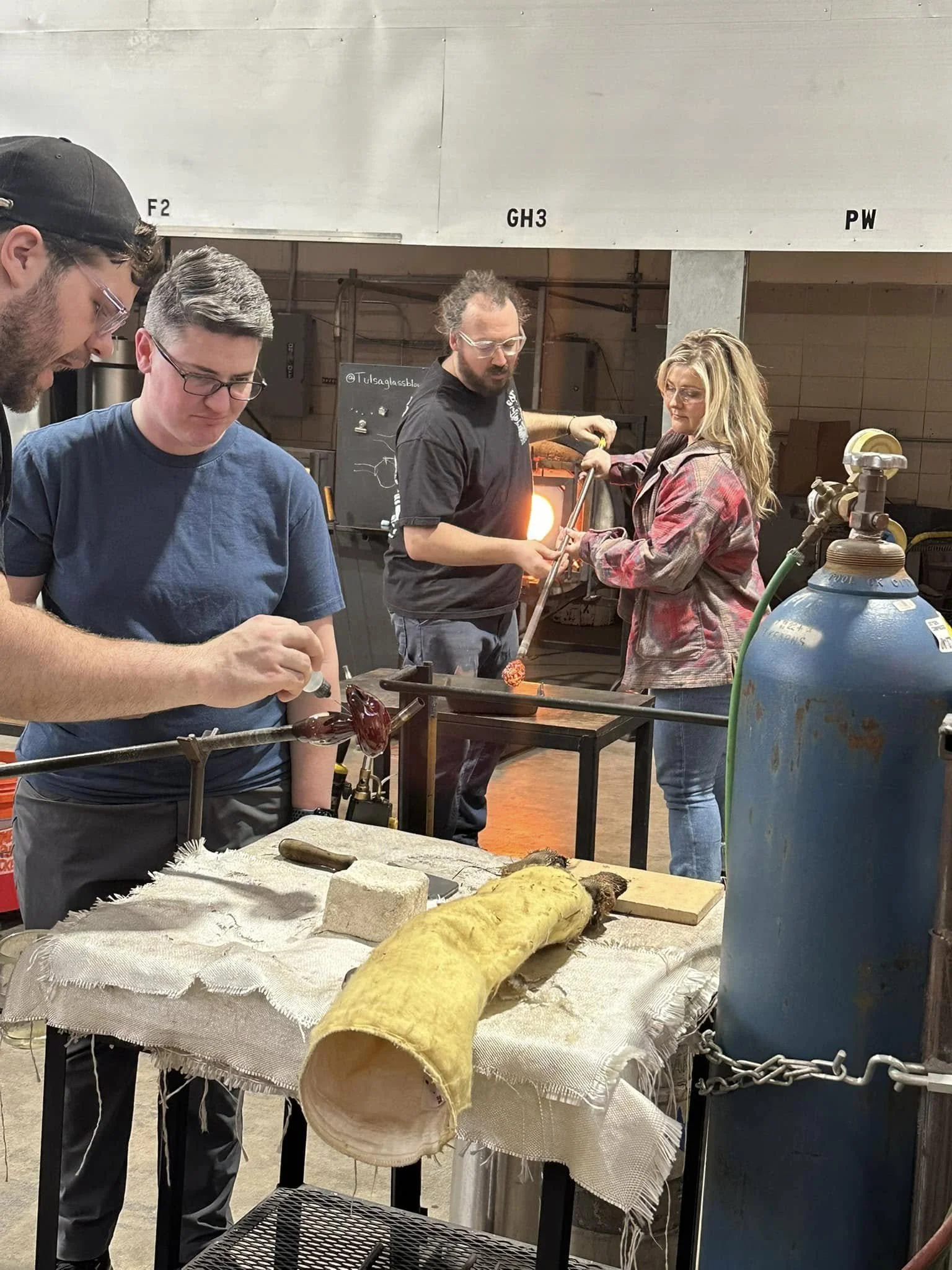 February Glassblowing Class 1
