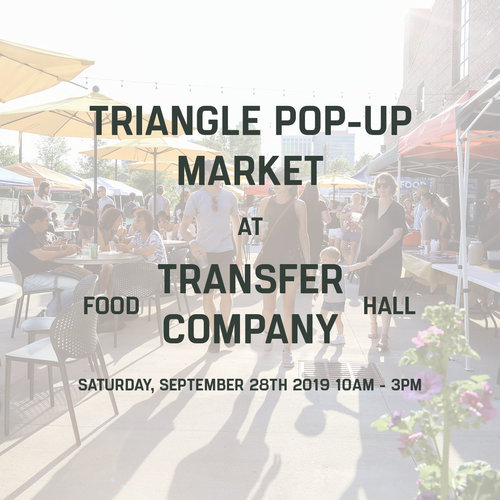 Triangle Pop-Up Market at Transfer Company