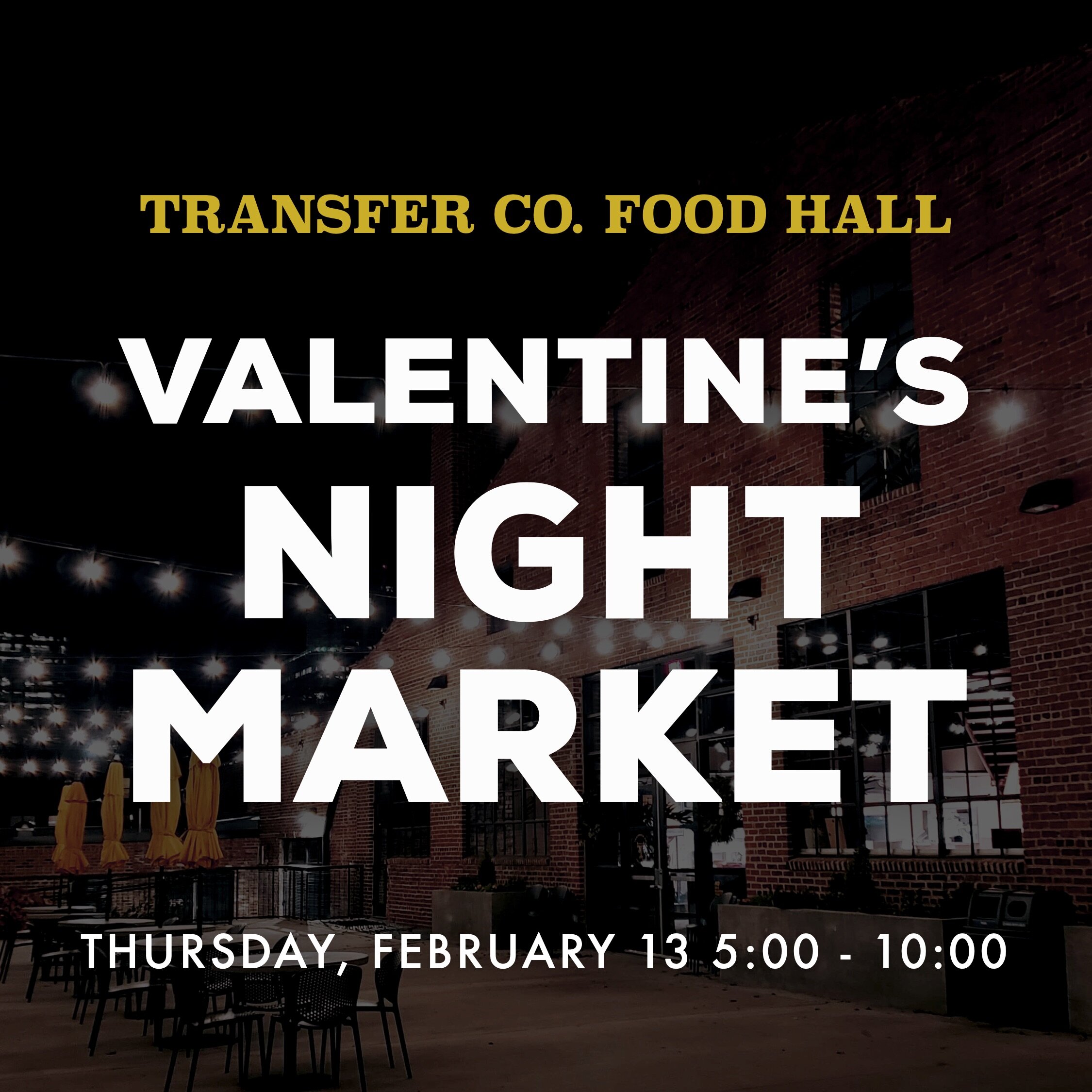 Valentine’s Pop-Up at Transfer Co. Ballroom