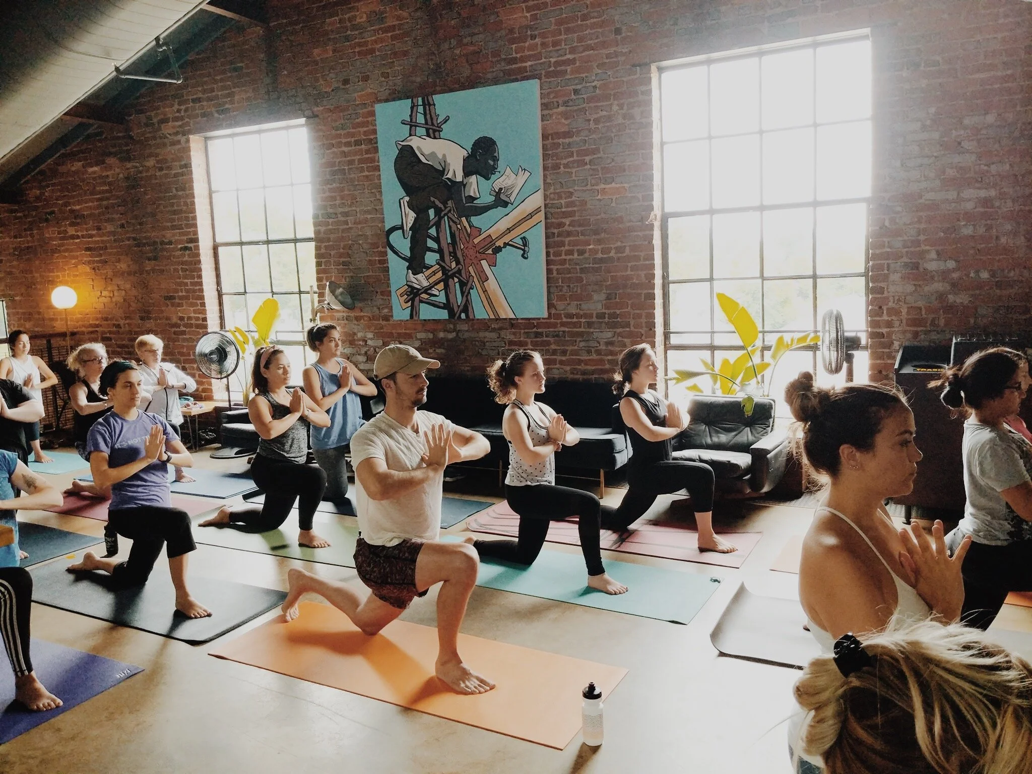 Superfree Foods Free Yoga Pop-Up 