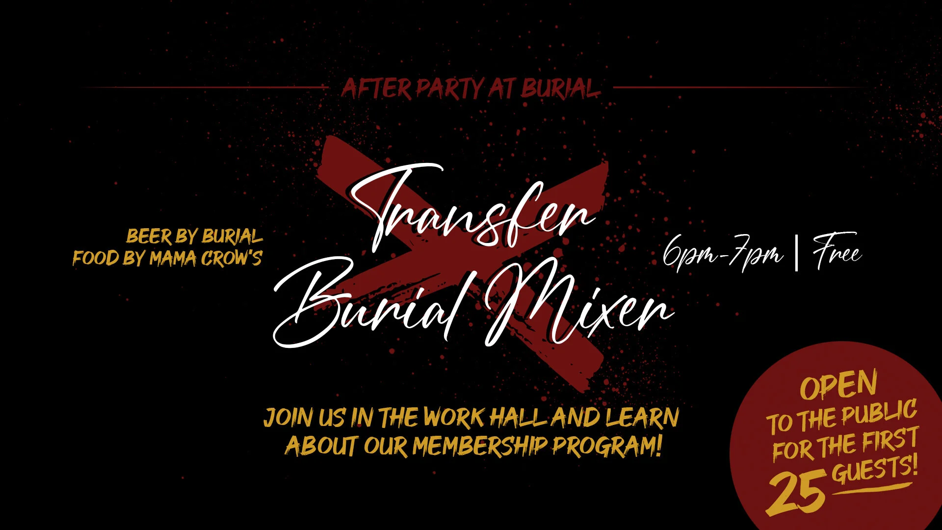 Transfer Co. Work Hall x Burial Mixer