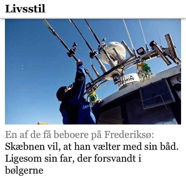 Smut forbi netudgaven af @jyllandsposten og l&aelig;s et uddrag fra bogen: den dramatiske historie om Jens fra Frederiks&oslash; #desidste&oslash;boere #Frederiks&oslash; #ertholmene #jensoghavet #denbarske&oslash;sters&oslash; #destinationbornholm #