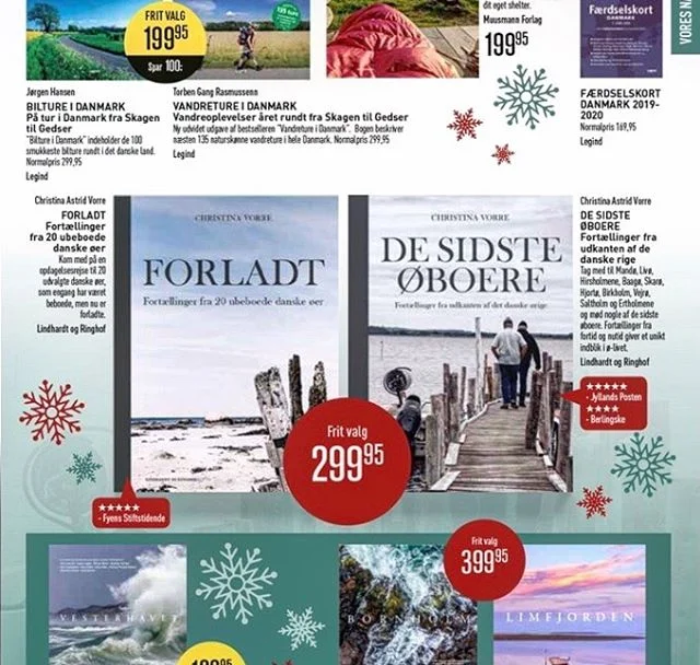 Hvad du &oslash;nsker, skal du f&aring;🎅🏻🎁📚Dette smukke par (og en masse andre l&aelig;kker b&oslash;ger) er set hos #boghandleren - firkantede pakker under juletr&aelig;et er nu de bedste❤️ #desidste&oslash;boere #forladt #b&oslash;geromdanske&o