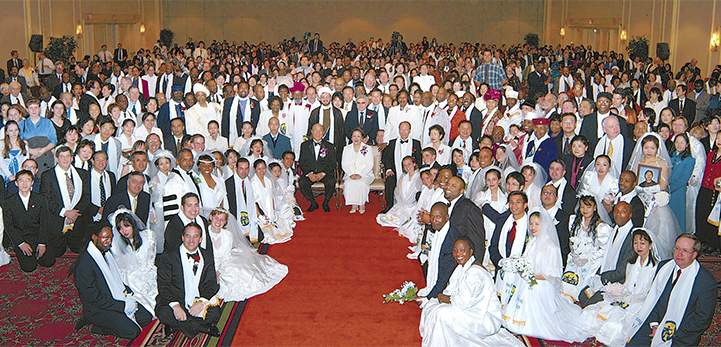 The Interreligious and International World Peace Blessing and Marriage Rededication Ceremony.