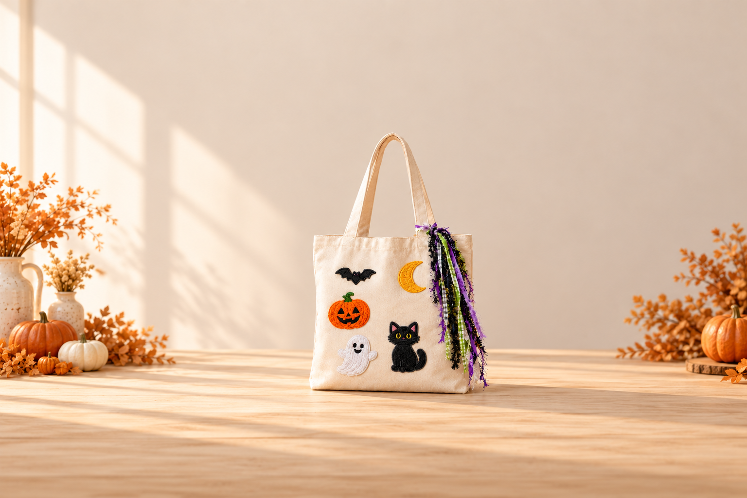 Cream Halloween tote on warm neutral backdrop.png
