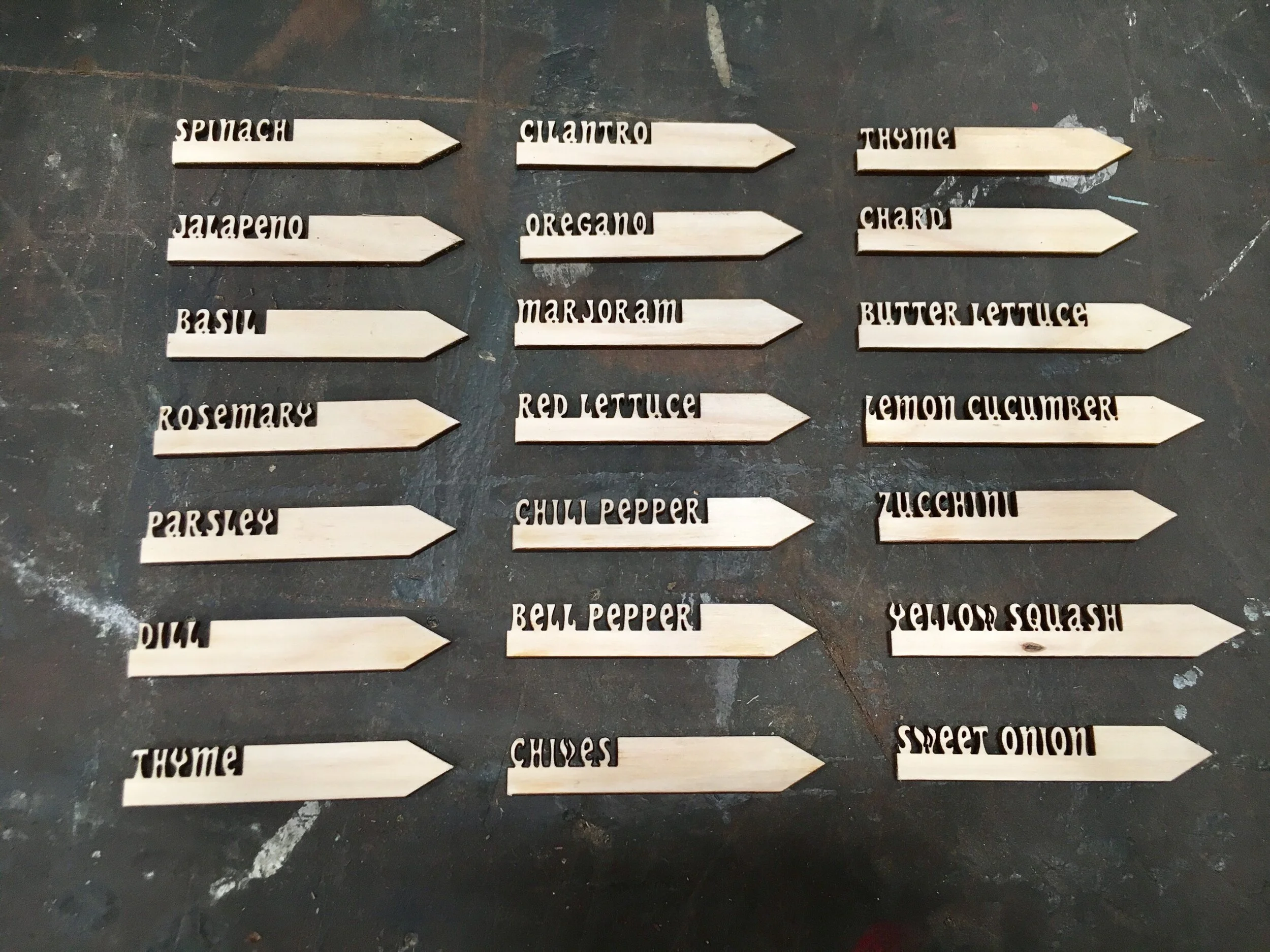Small Garden Stakes