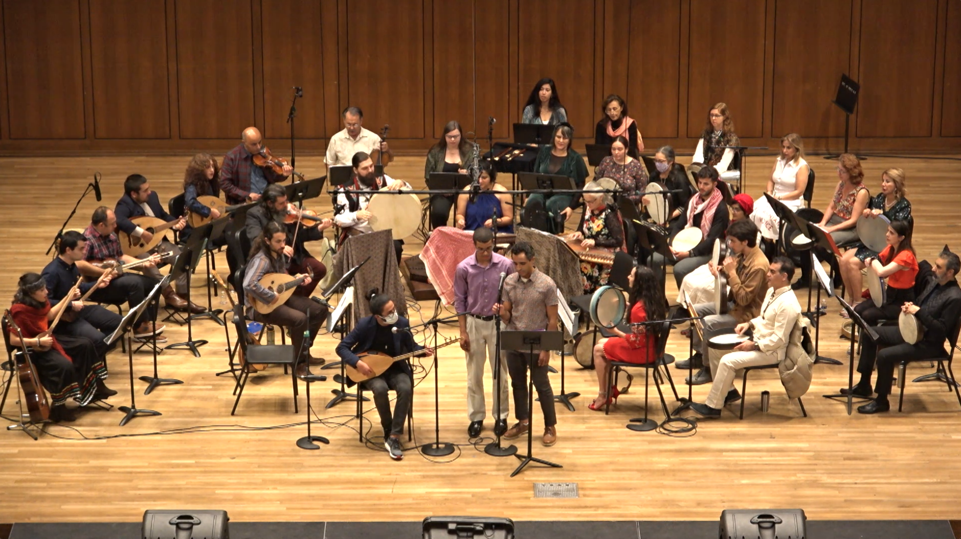 🪕  Drumming with the UT Middle Eastern Ensemble