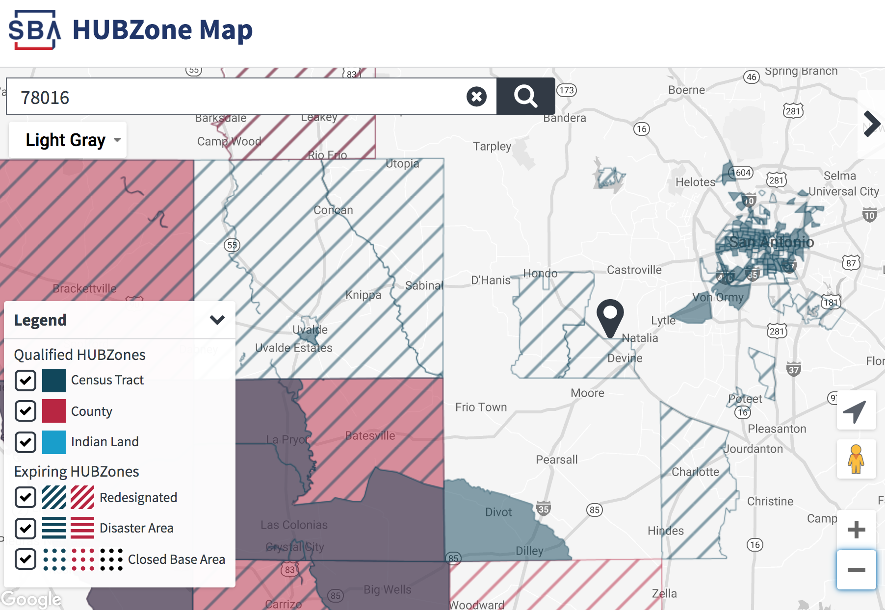 hubzone map_marken media co_devine_texas.png