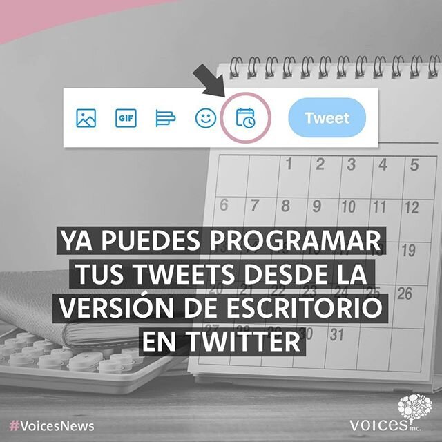 &iexcl;Noticias sobre Twitter!⁣⁣
⁣
Ya no ser&aacute; necesario utilizar servicios de terceros para programar #tweets.⁣
⁣
Hace unos d&iacute;as esta #redsocial lanz&oacute; (para todos los usuarios) la posibilidad de programarlos desde la aplicaci&oac