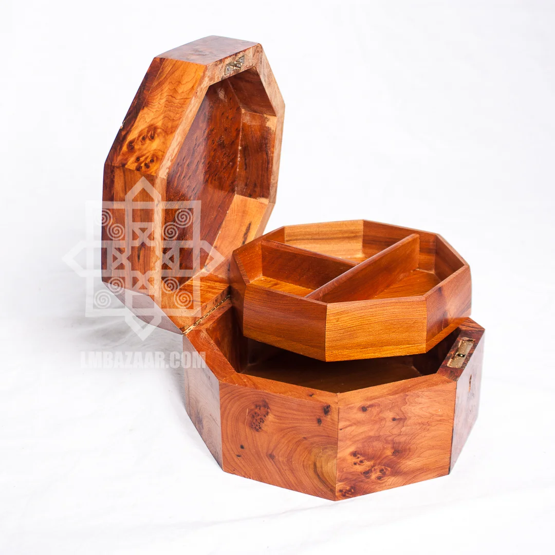 Moroccan Thuya wood boxes/Hand-carved Jewelry Box/Thuja Wood 