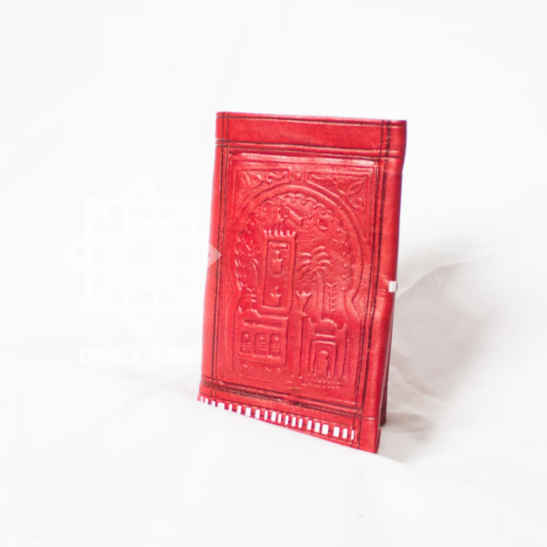 Bi-Fold Embossed Leather Wallet