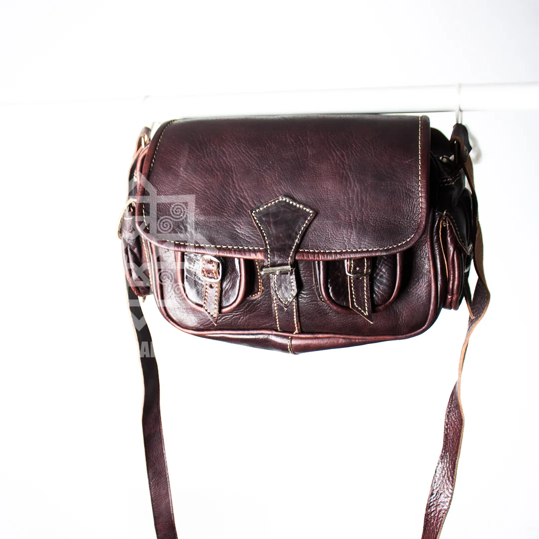 Leather Cargo Saddle Bag