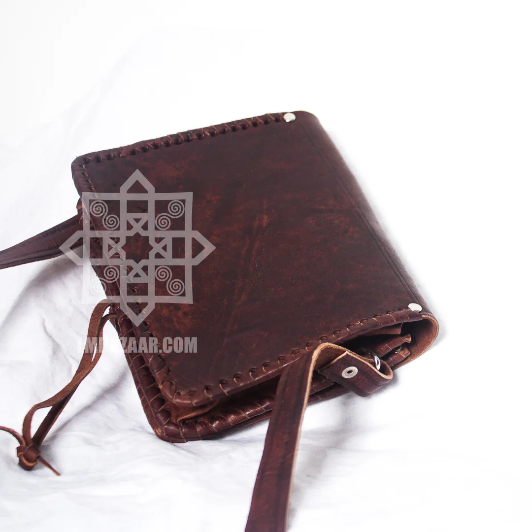 Patchwork Cowhide Convertible Clutch Bag