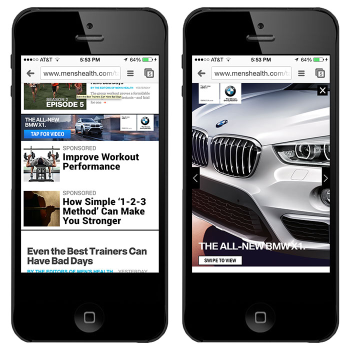 Mobile Expandable Ad