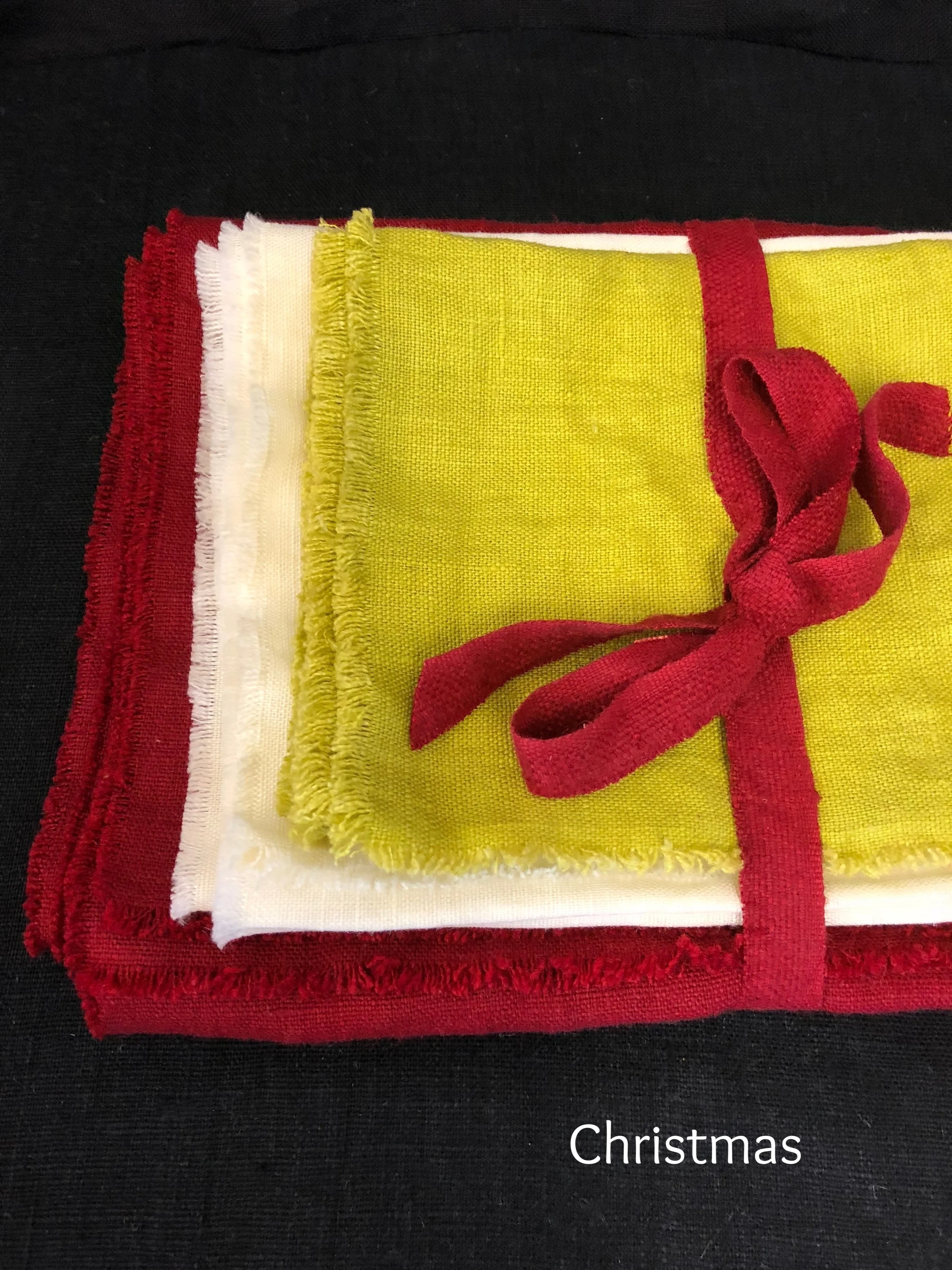 Linen, photography props, raw edge, wedding table linens