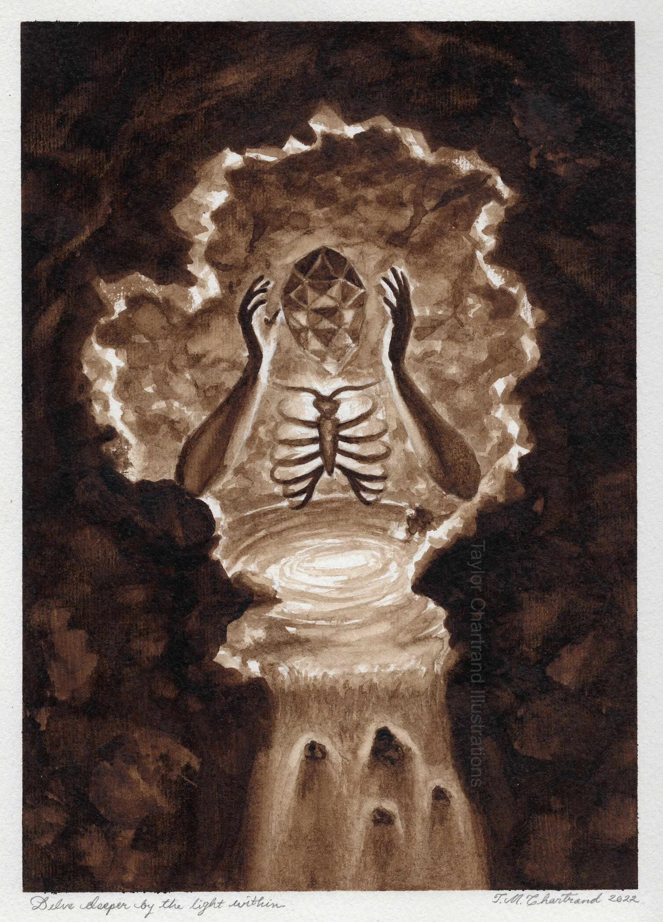 Delve deeper by the light within.