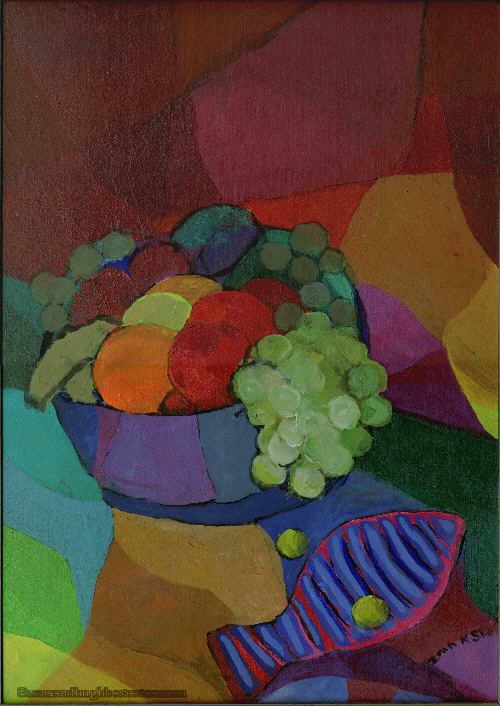 Bowl of Fruit by Zora M Steenson