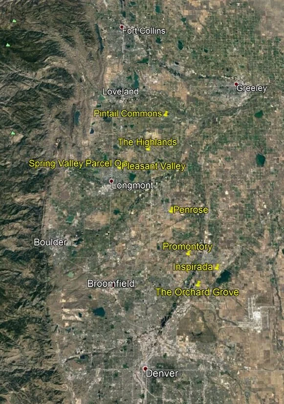 Location Map — Prosper Land & Development