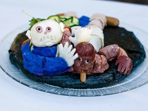 Meatspace is a triennial edible food sculpture party. With the wait for Covid to subside, Meatspace IV is anticipated to arrive in 2023. Rules of the game… I. Everyone is invited to create and bring an edible food sculpture. EDIBLE. II. Invite