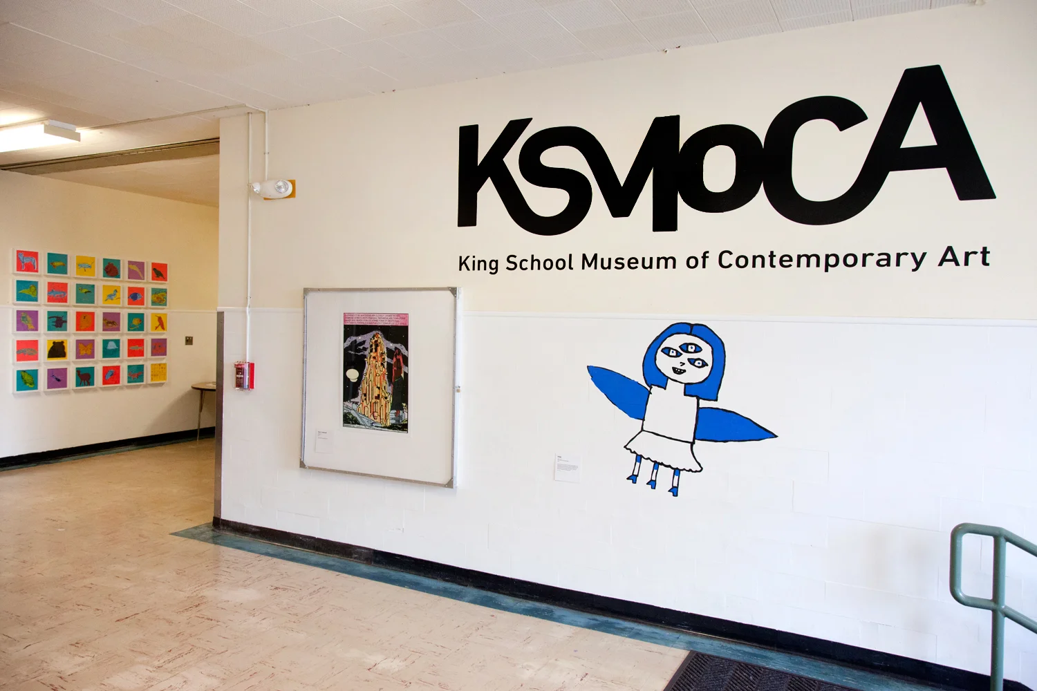 King School Museum of Contemporary Art (KSMoCA) International Art Fair mentor. KSMoCA is a contemporary art museum within the walls of a functioning K-8 public school in NE Portland, OR. Created as a collaborative project by Lisa Jarrett , Harrell Fletcher , and students of Portland State University’s College of the Arts , the project creates an unusual pairing between early education and internationally renowned artists and their work.