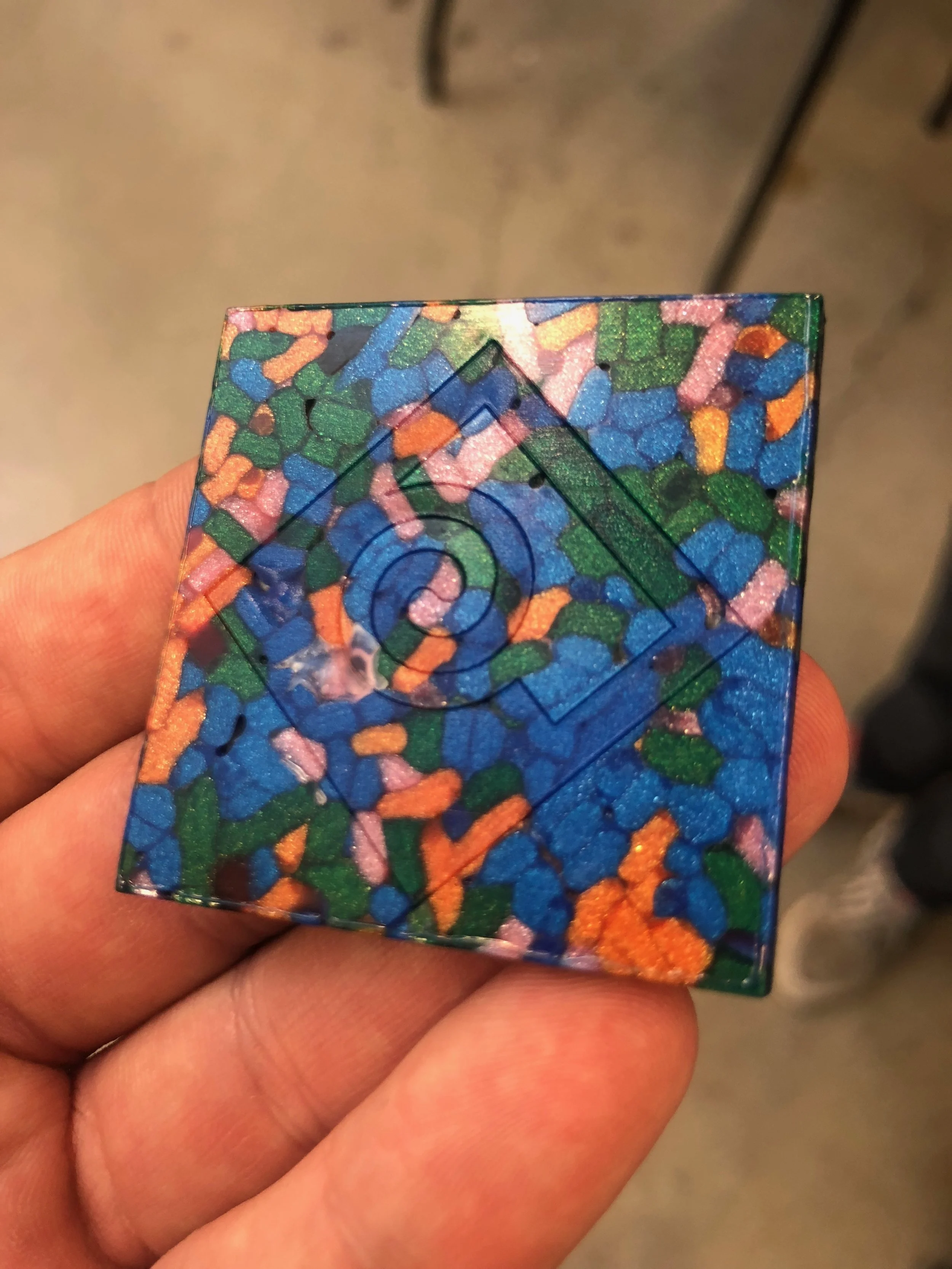Modified oven and laser etched via @trashhackers