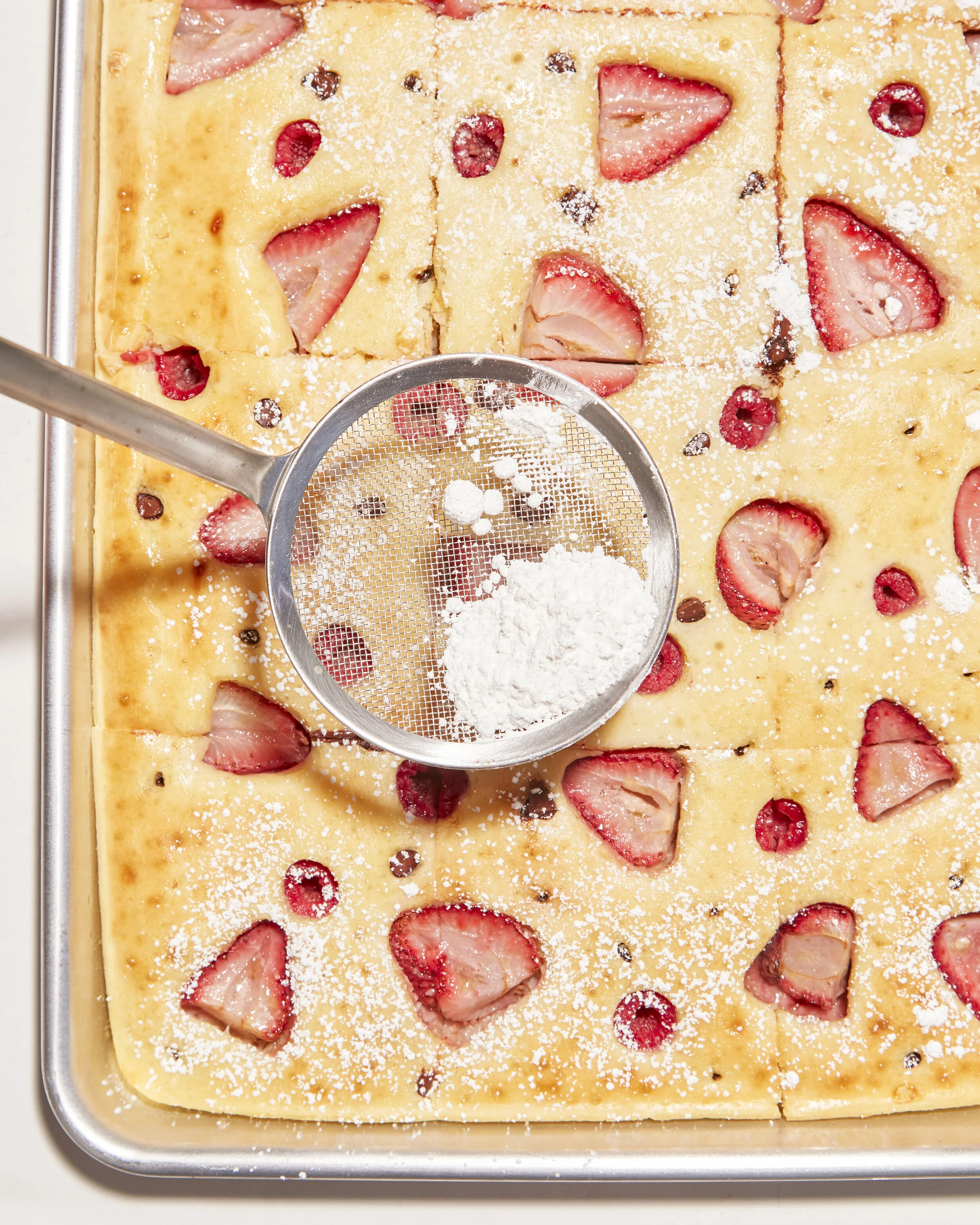 Cake Flour Sheet Pan Fruit Pancakes