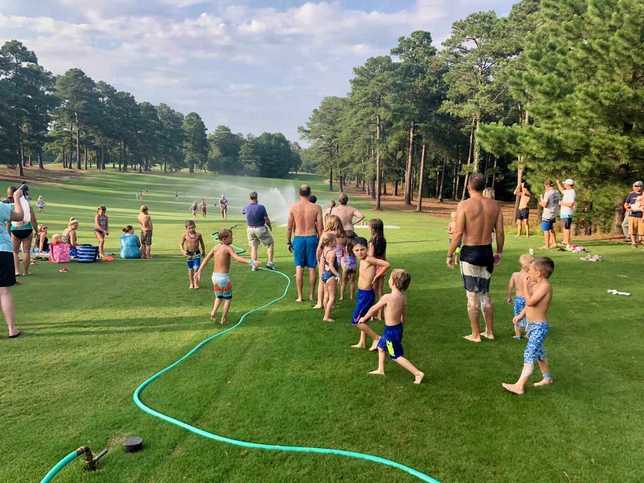 Slip N Slide on the golf course!