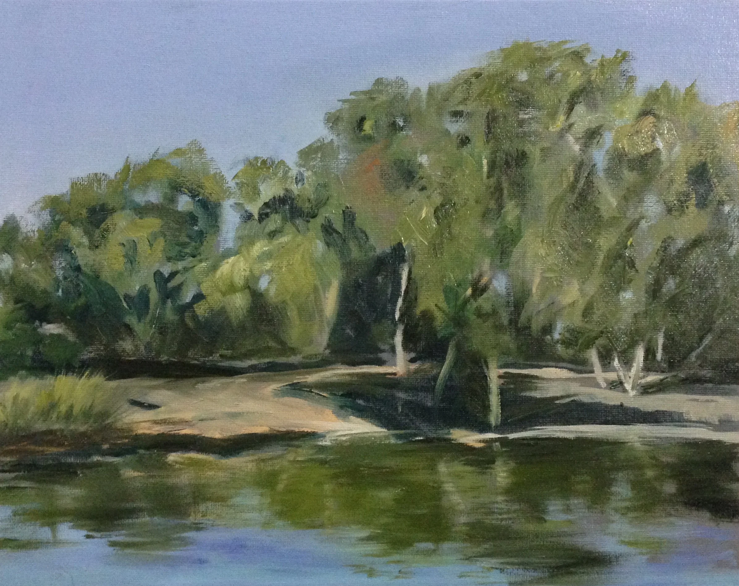 Central Park #1 oil 14X11