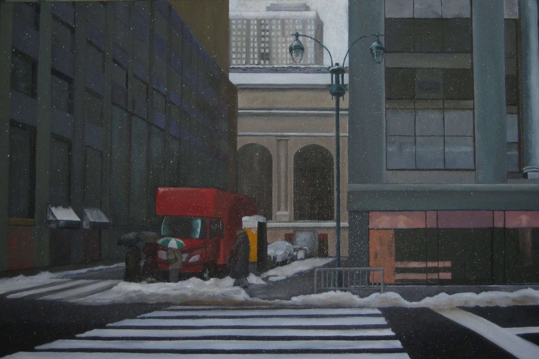 Manhattan oil 36x24