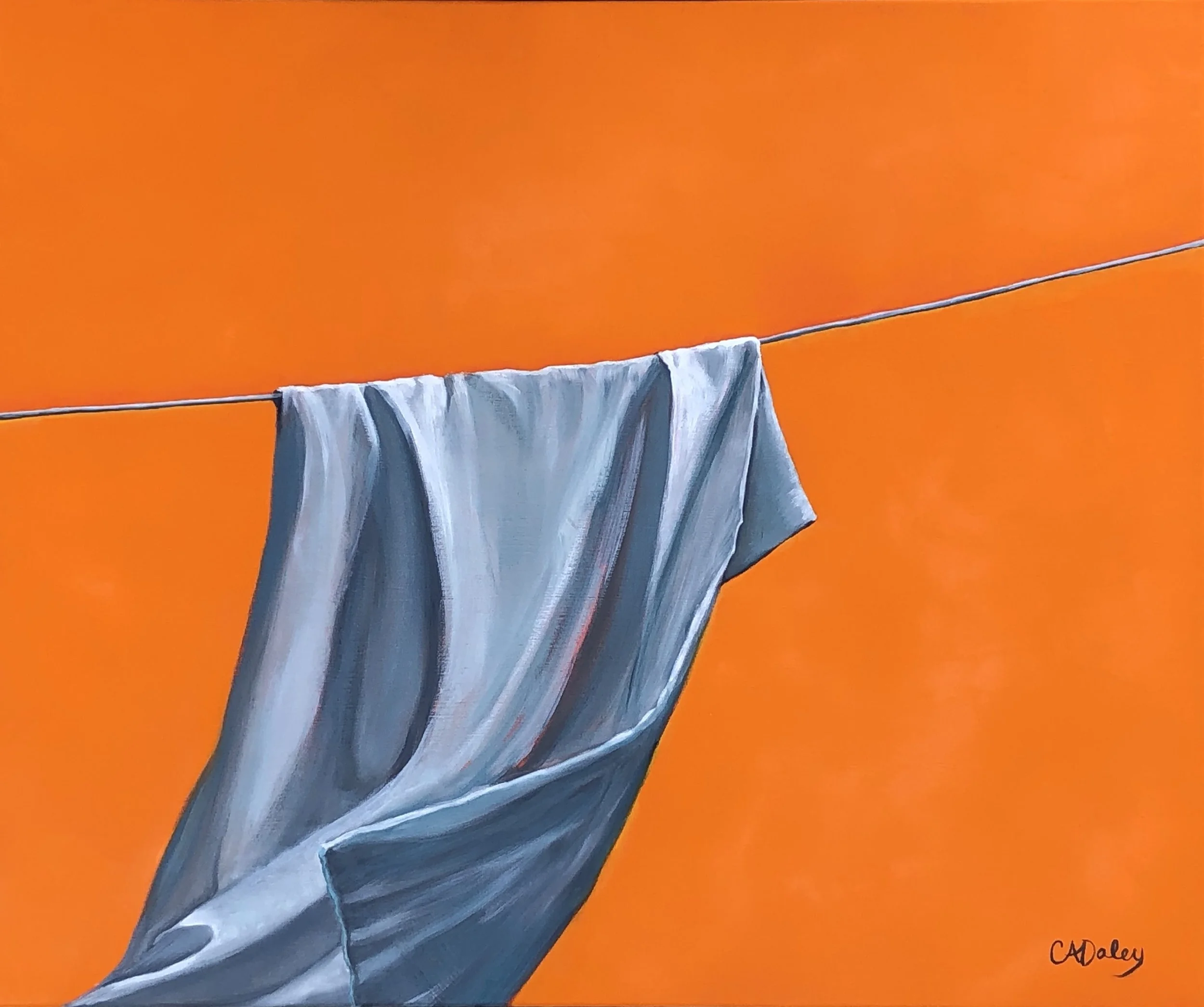 Laundry 20X24 oil on linen
