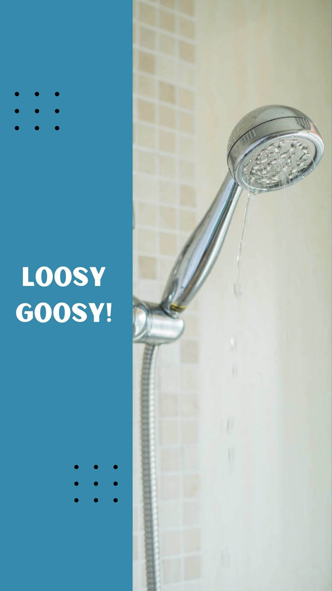 Some things just aren&rsquo;t meant to wobble around. 

For example, something you (hopefully) use every day, but never think about: 

Your showerhead. 

If you have a wobbly showerhead, or even some wobbly pipes &ndash; here a tip for you:

The secr