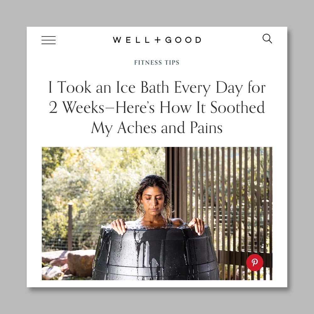@iamwellandgood puts @icebarrel to the test: &ldquo;an awesome tool for anyone trying to get into cold exposure therapy.&rdquo;
⚡️
#STATMediaPR #STATMedia #theantiagency #client #clientnews #IceBarrel #press #WellandGood #review #publicity #PR #media