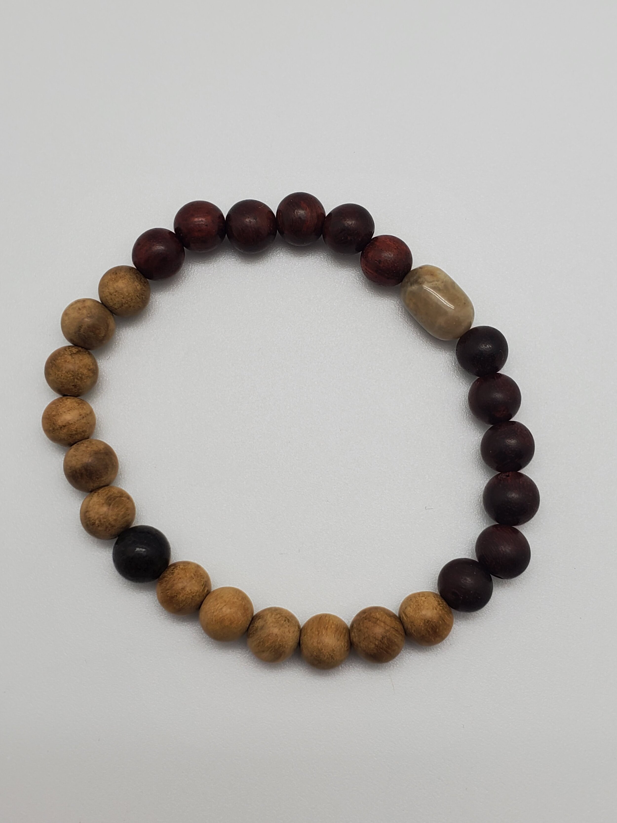 Dinosaur Bone and Coprolite "High-Low" Bracelet