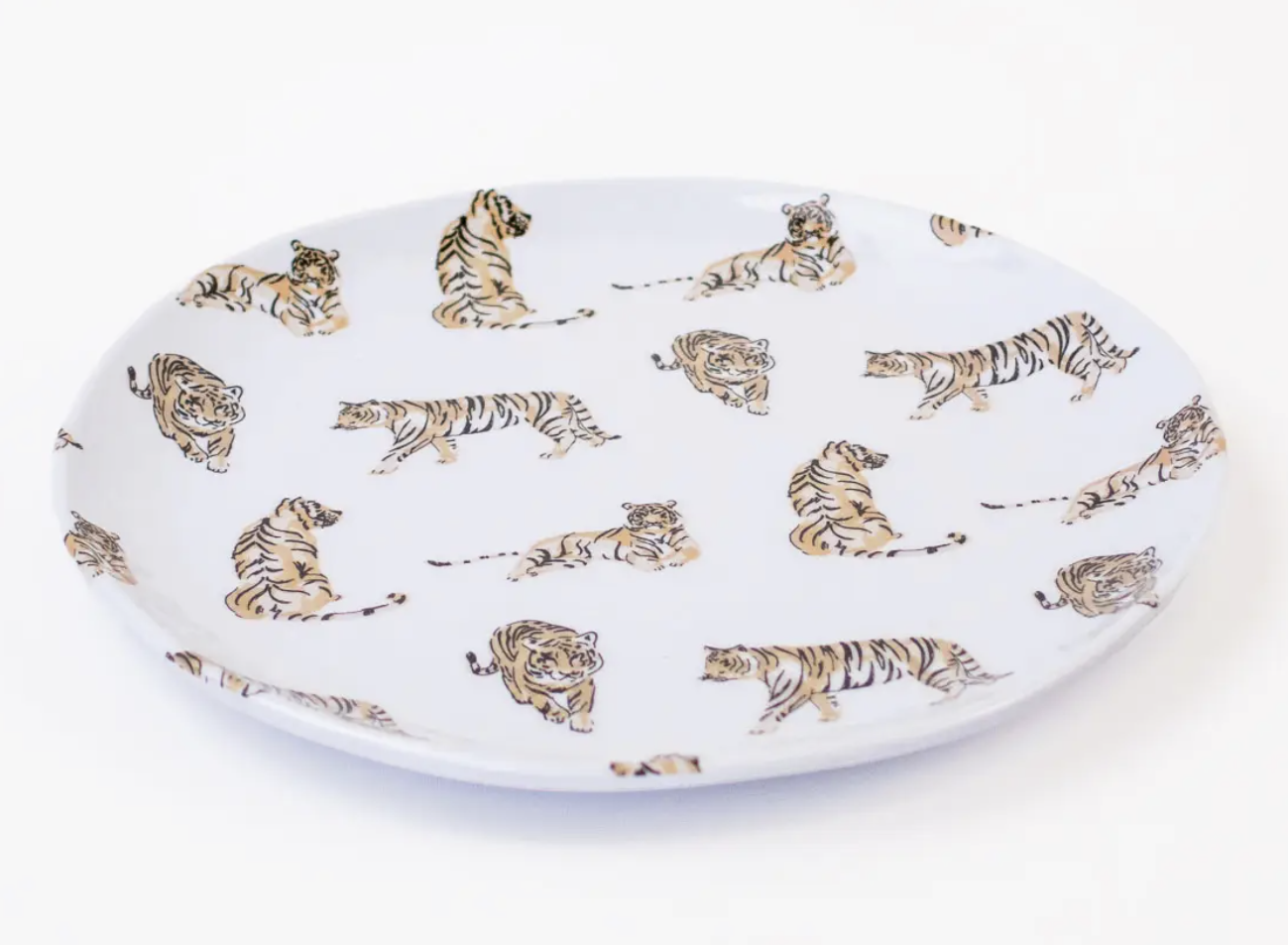 Tiger Love Melamine Plate