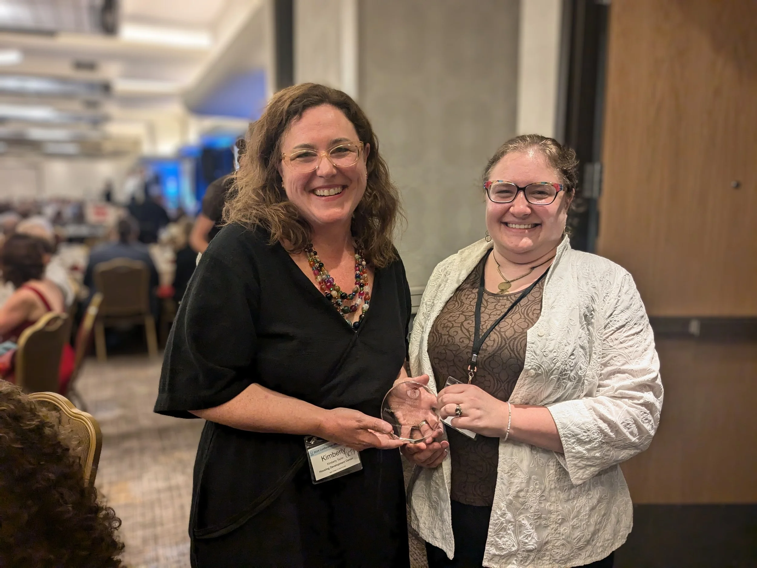 HDC's PAMWG team wins Housing Oregon's 2024 Asset Champion Award!